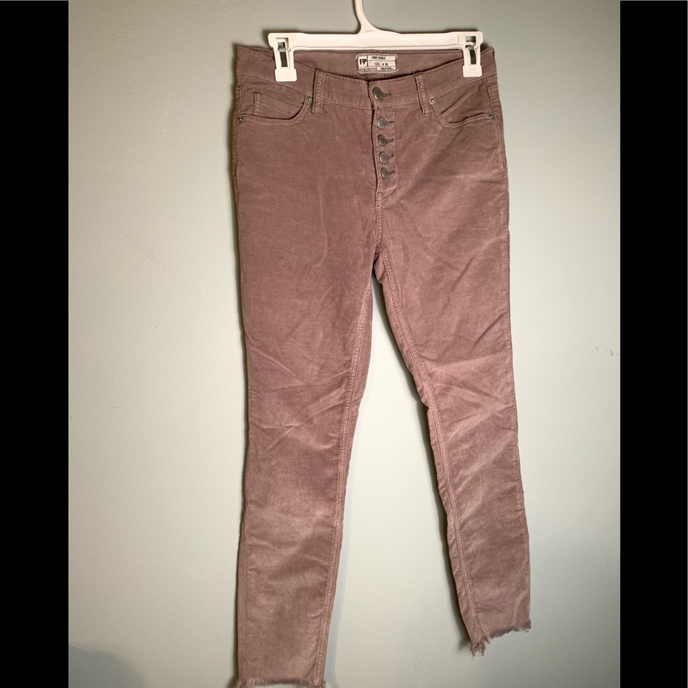 Free People tan corduroy pants